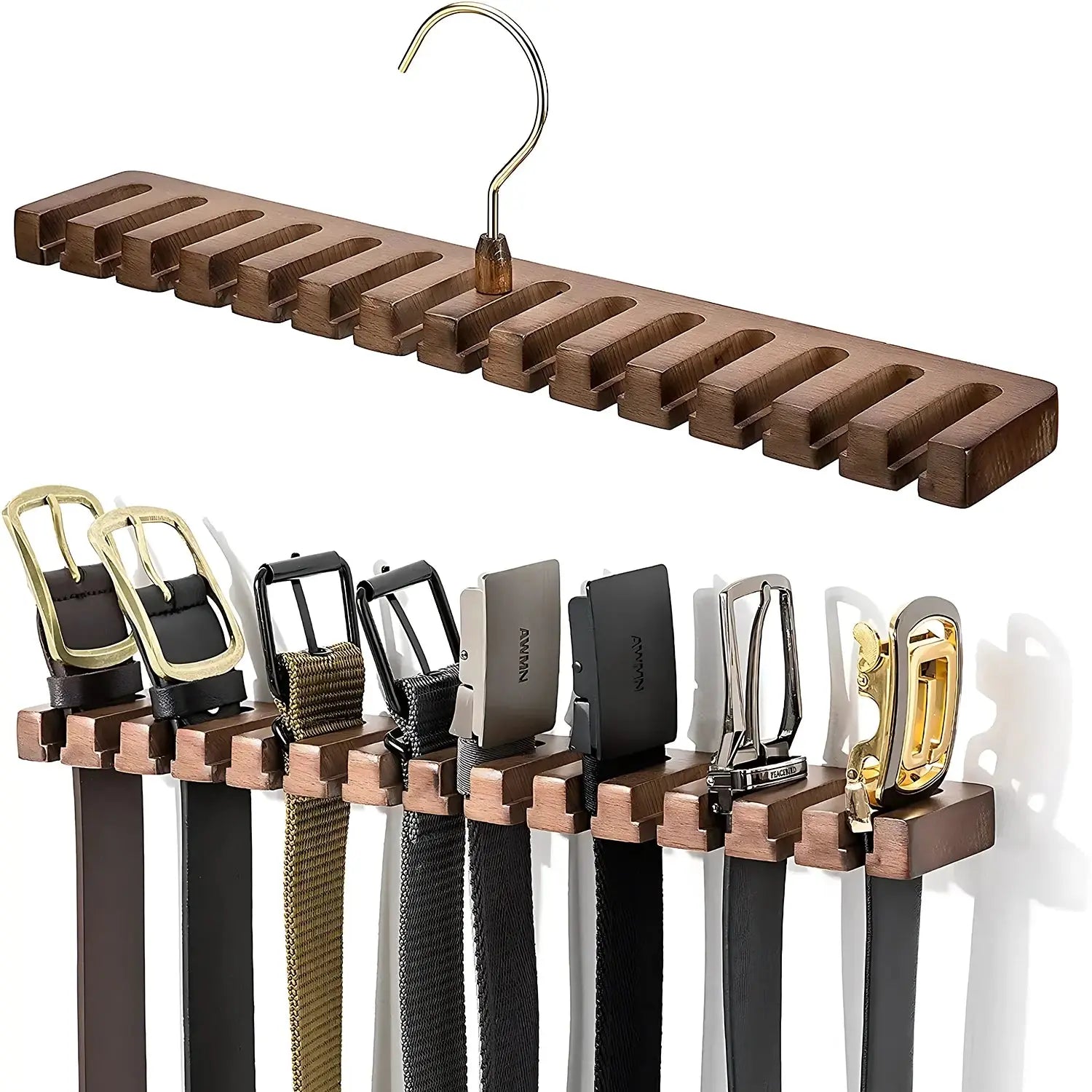 Cabide Multifuncional para Cintos e Lenços Casamarella