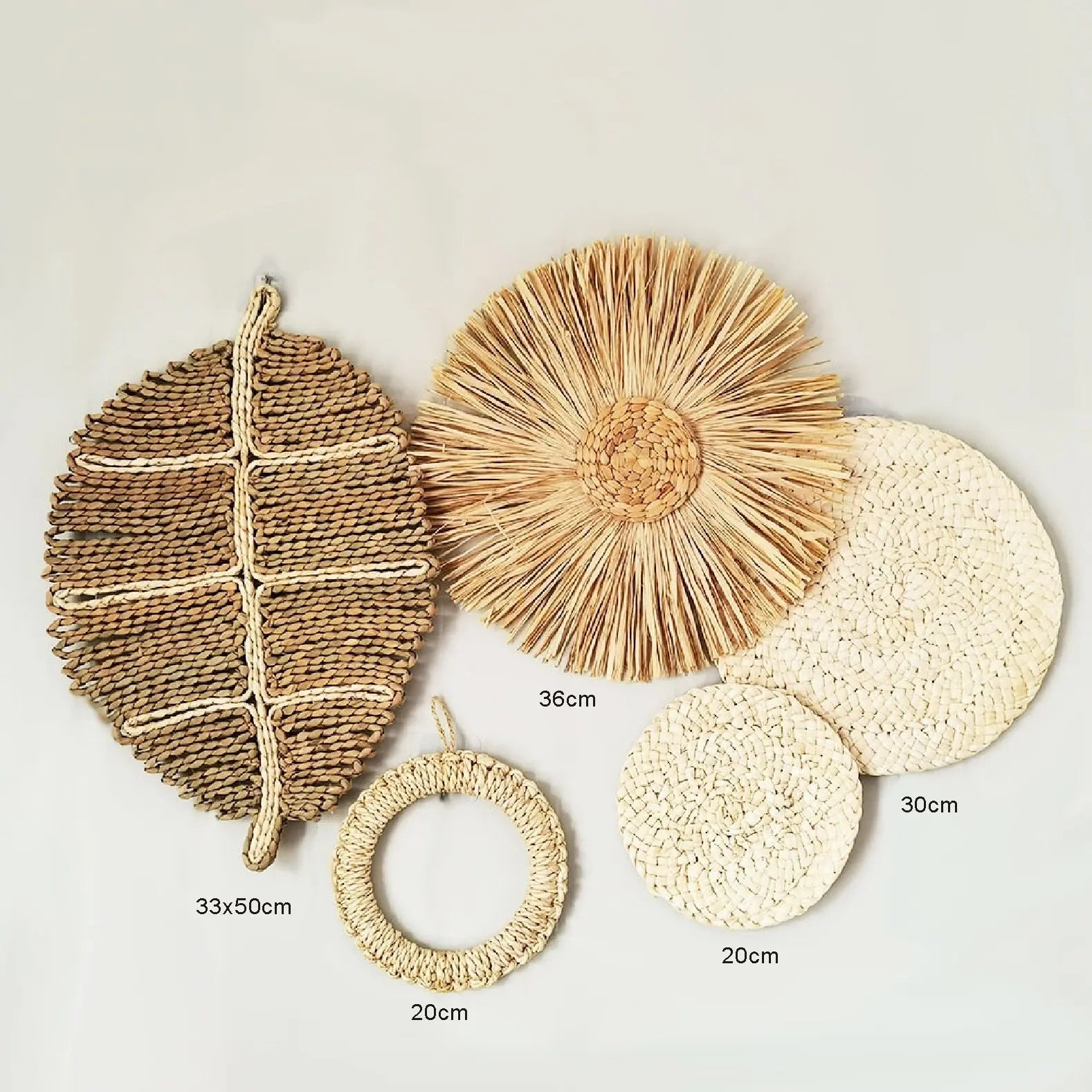 Conjunto de Mandala de Palha Criativa Amaritta