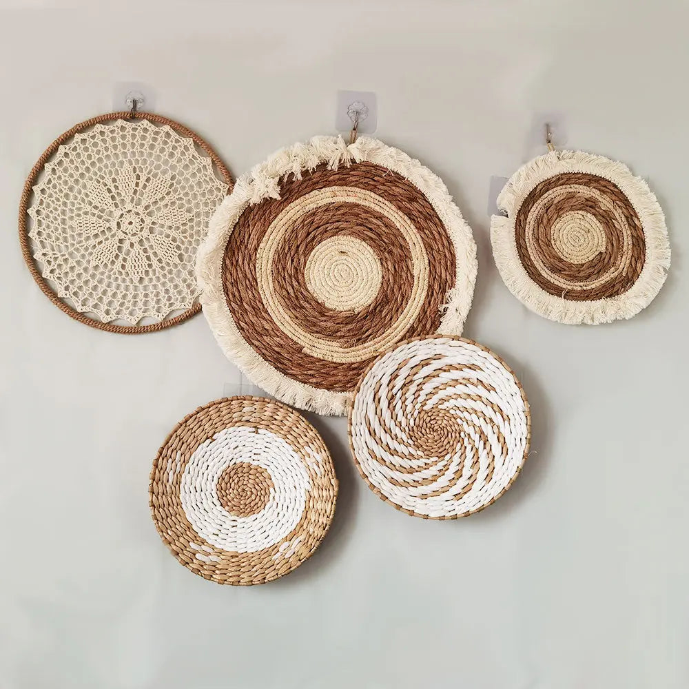 Conjunto de Mandala de Palha Criativa Amaritta