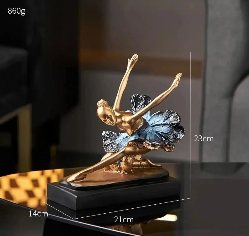 Estatueta Decorativa Bailarina Flutuante Amaritta