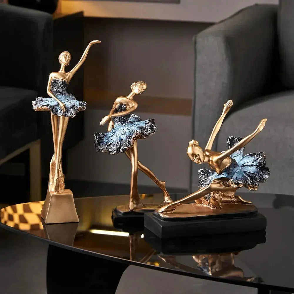 Estatueta Decorativa Bailarina Flutuante Amaritta
