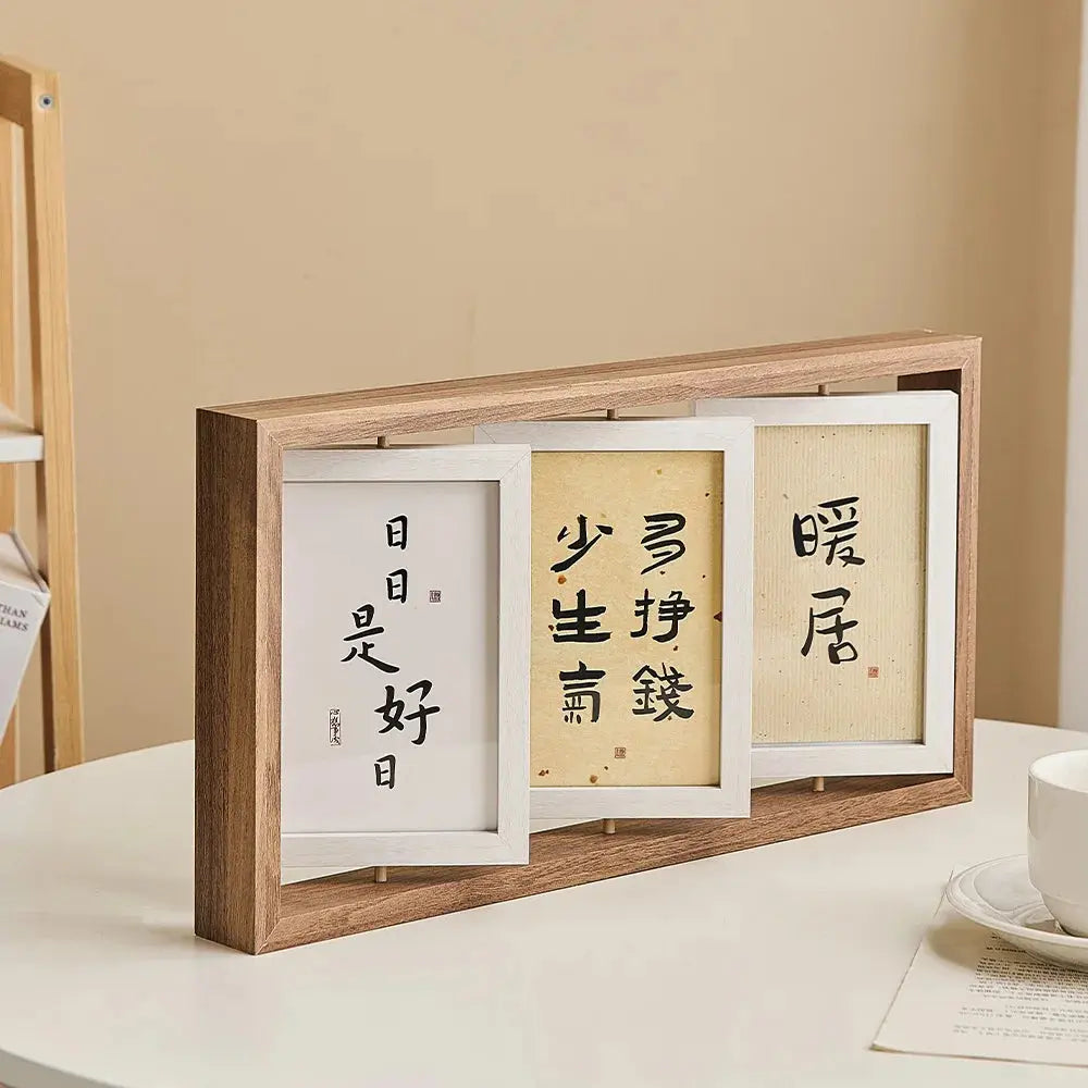 Porta-Retrato de Mesa Decorativo em Sala de Estar