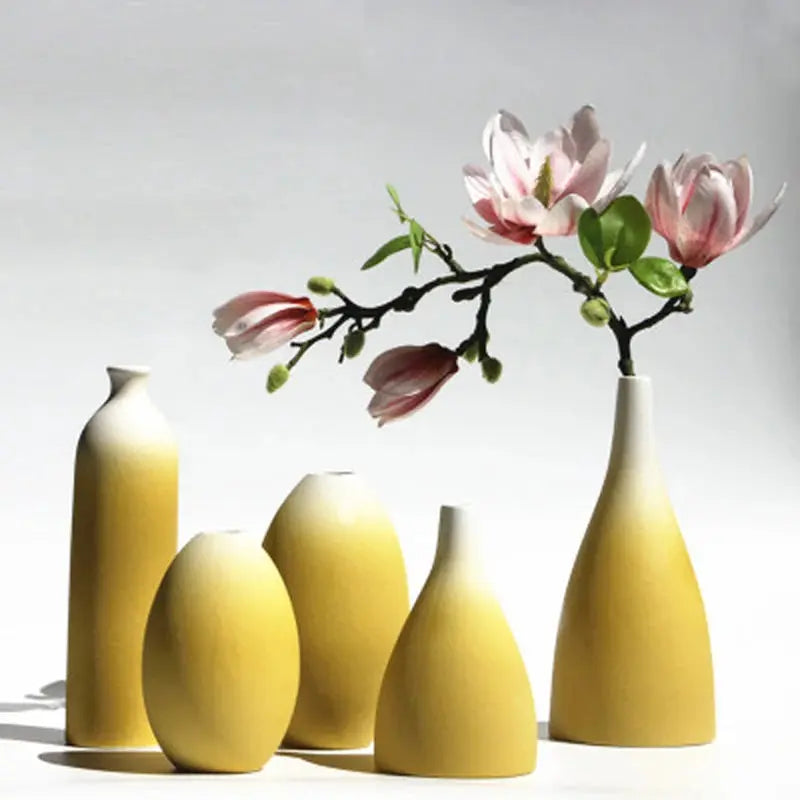 Vaso de Decoração Cerâmica Arte Moderna Amaritta