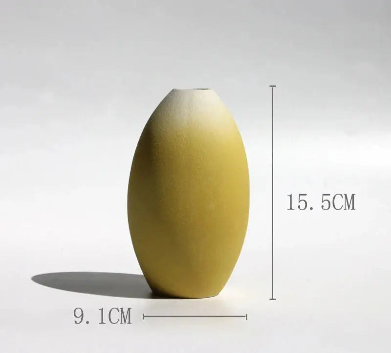 Vaso de Decoração Cerâmica Arte Moderna Amaritta