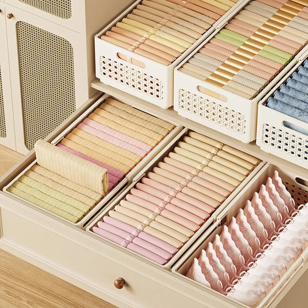 Caixa Organizadora de Guarda-Roupa com Gaveta Extensível Casamarella