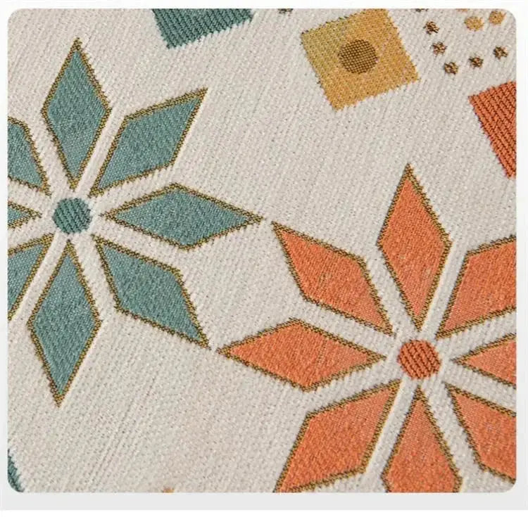 Capa de Sofá Decorativa Boho 100% Poliéster com Estampa Étnica e Franjas Amaritta