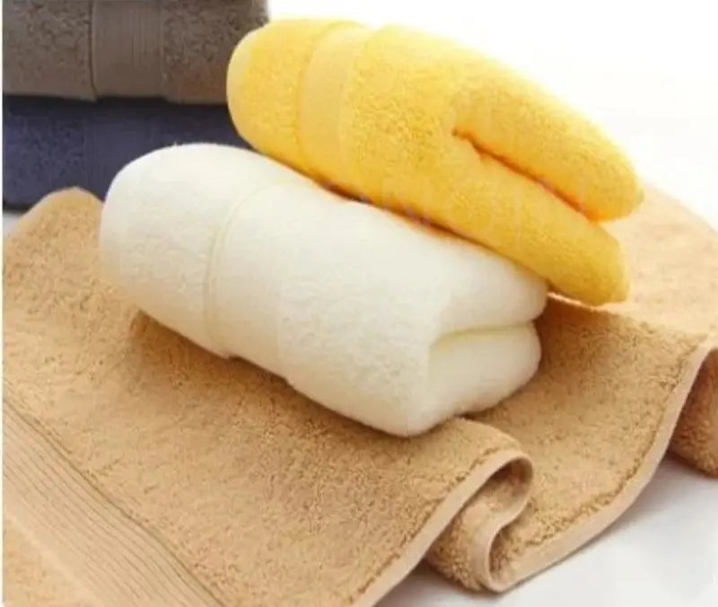 Conjunto de 2 Toalhas de Rosto de Algodão Puro Luxo Casamarella