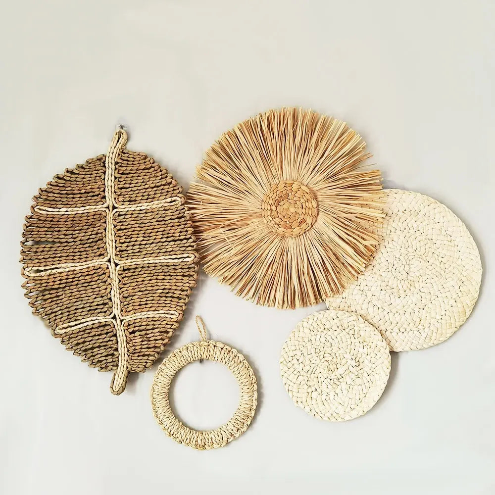 Conjunto de Mandala de Palha Criativa Amaritta