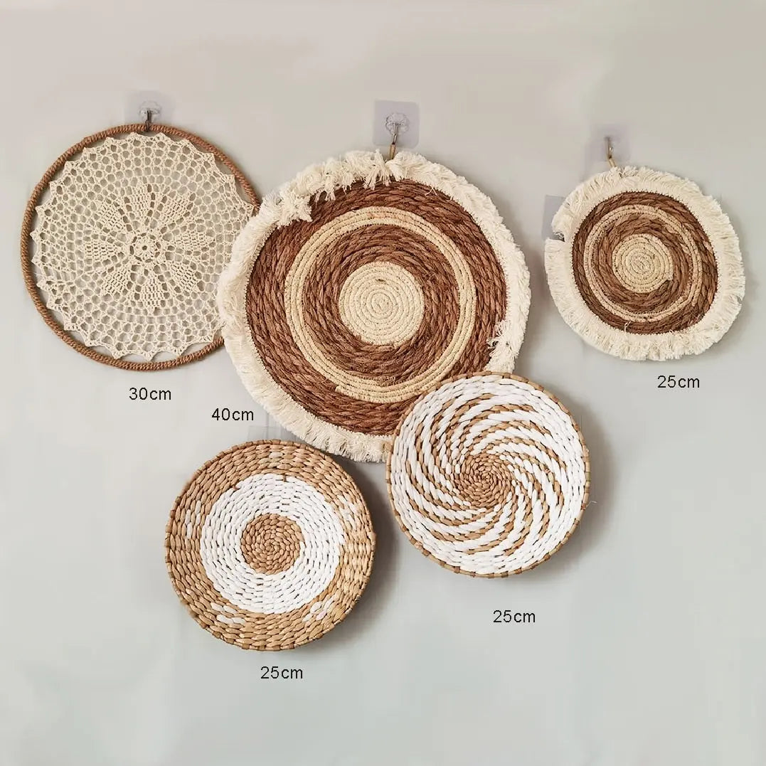 Conjunto de Mandala de Palha Criativa Amaritta