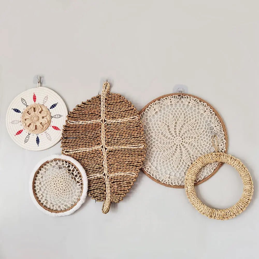 Conjunto de Mandala de Palha Criativa Amaritta