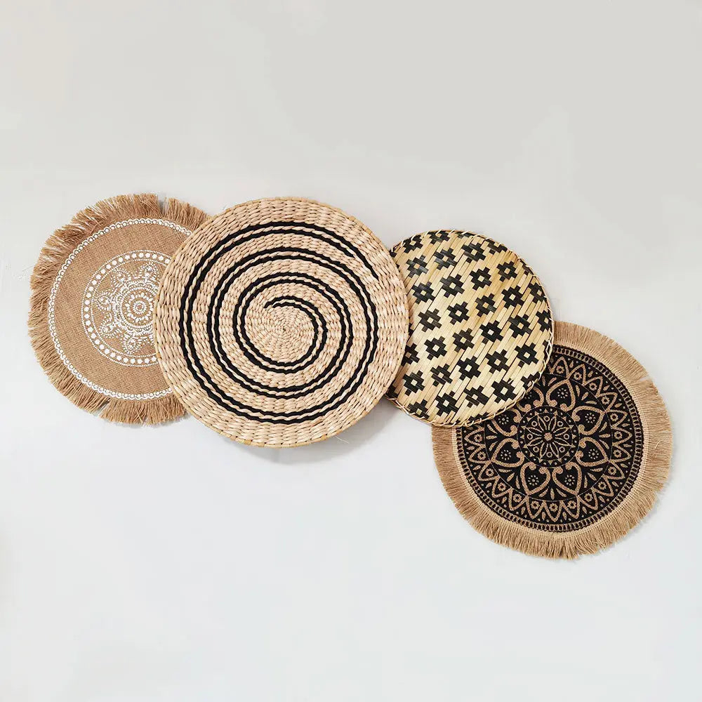 Conjunto de Mandala de Palha Criativa Amaritta