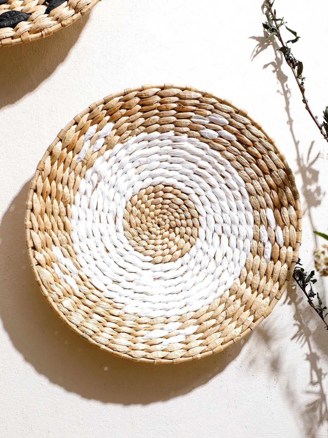 Conjunto de Mandalas de Palha Decorativas Amaritta