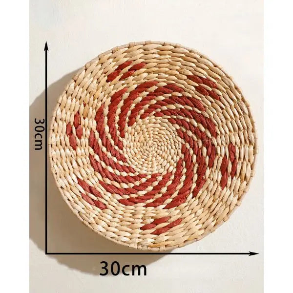 Conjunto de Mandalas de Palha Decorativas Amaritta