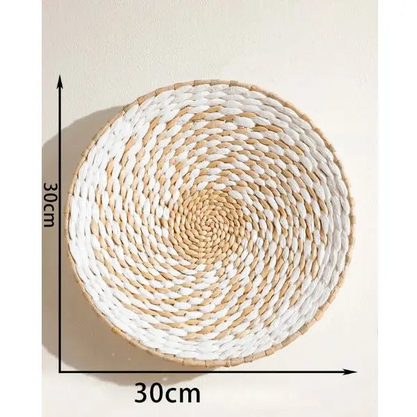 Conjunto de Mandalas de Palha Decorativas Amaritta