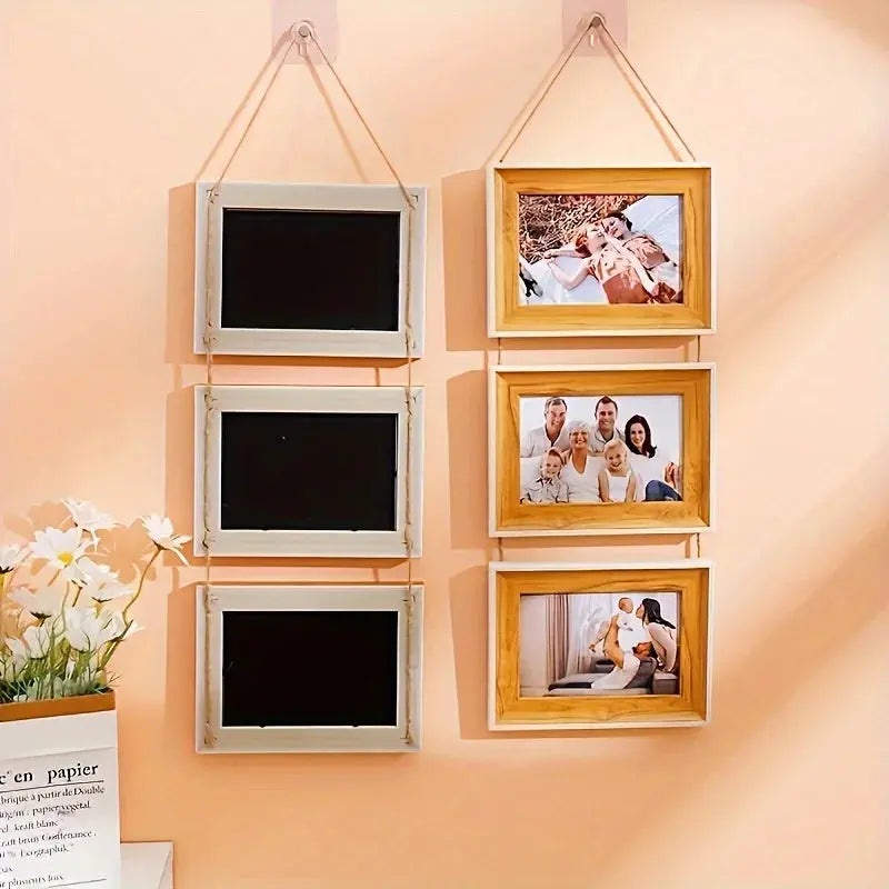 Conjunto de Porta-Retrato de Parede 3 em 1 Amaritta