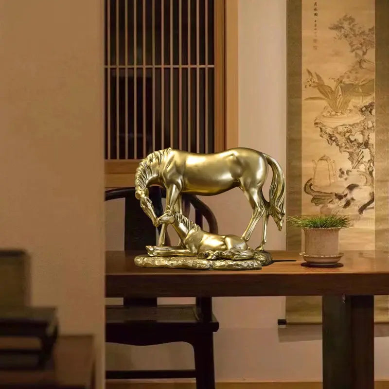 Escultura de Cavalo em Resina AMaritta
