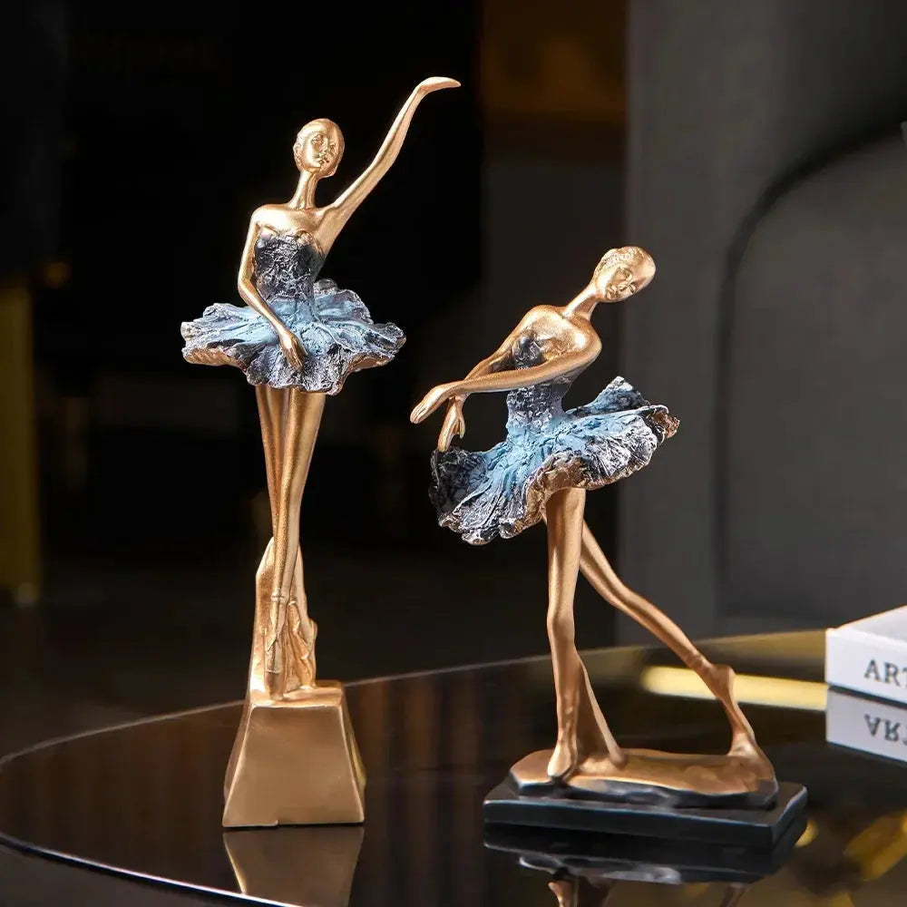 Estatueta Decorativa Bailarina Flutuante Amaritta