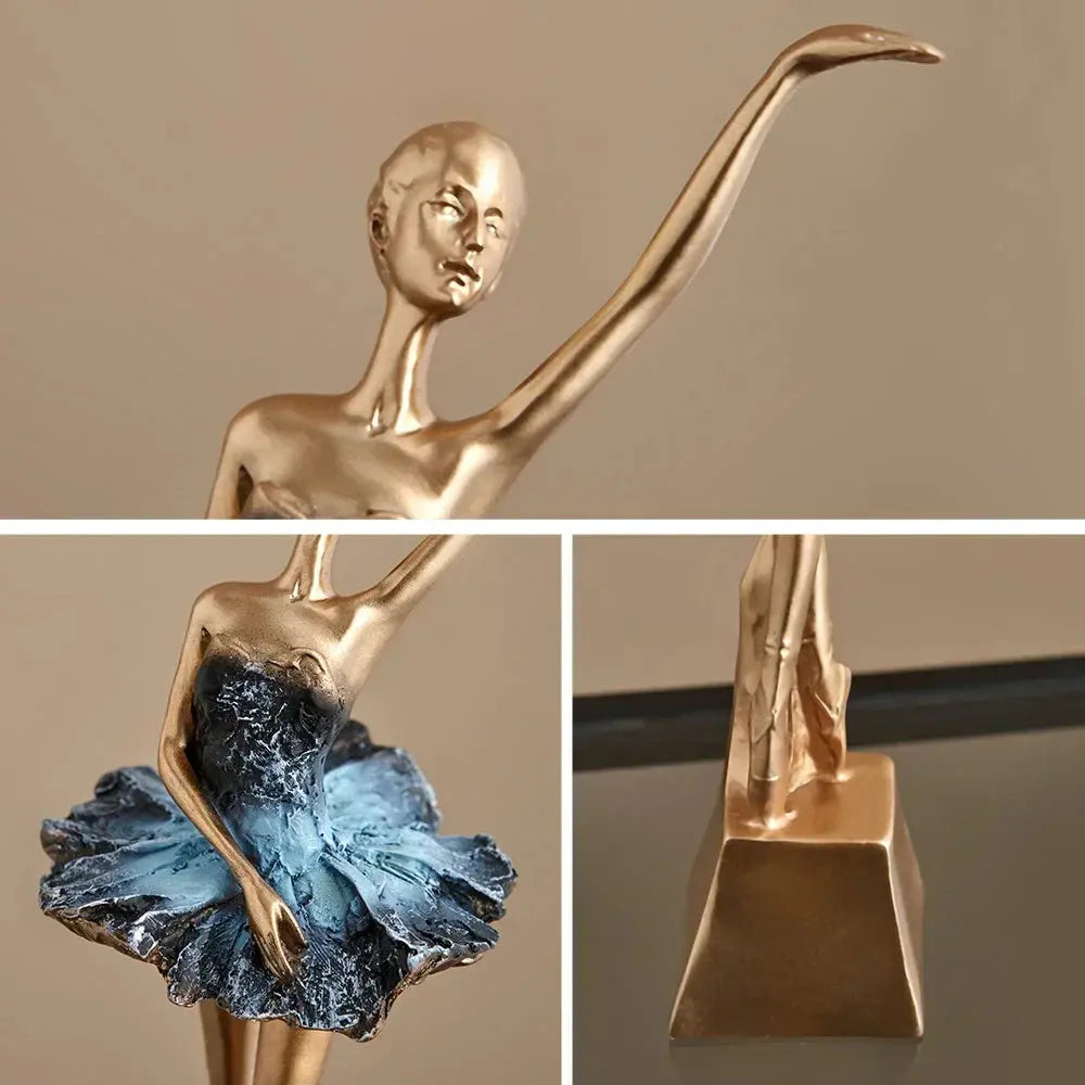 Estatueta Decorativa Bailarina Flutuante Amaritta