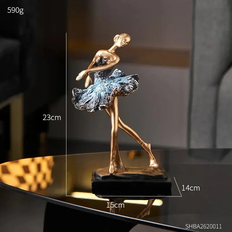 Estatueta Decorativa Bailarina Flutuante Amaritta