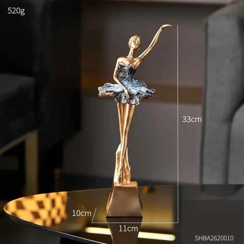 Estatueta Decorativa Bailarina Flutuante Amaritta