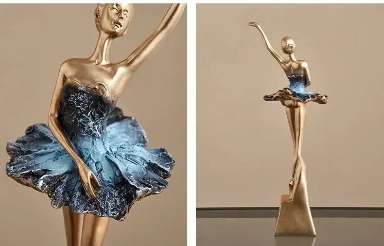 Estatueta Decorativa Bailarina Flutuante Amaritta