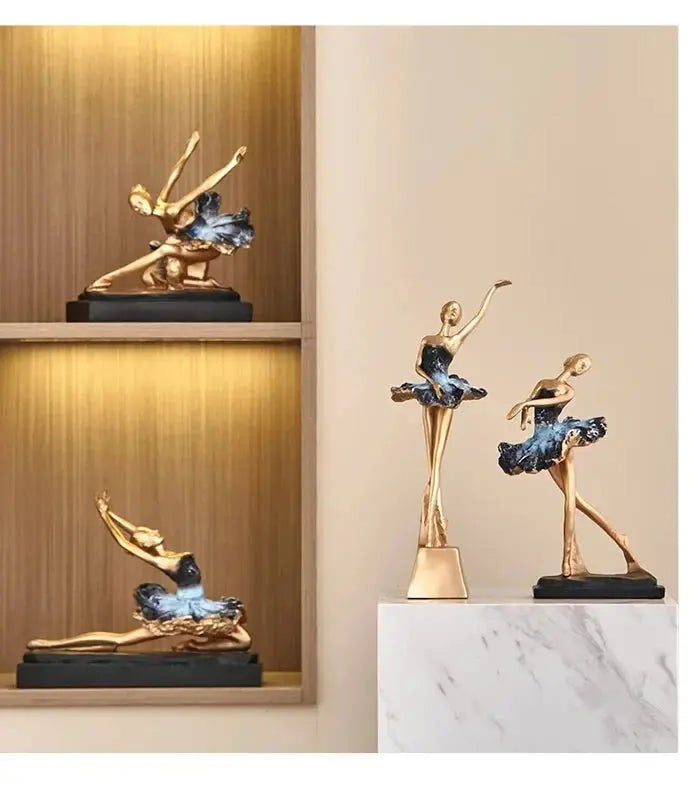 Estatueta Decorativa Bailarina Flutuante Casamarella