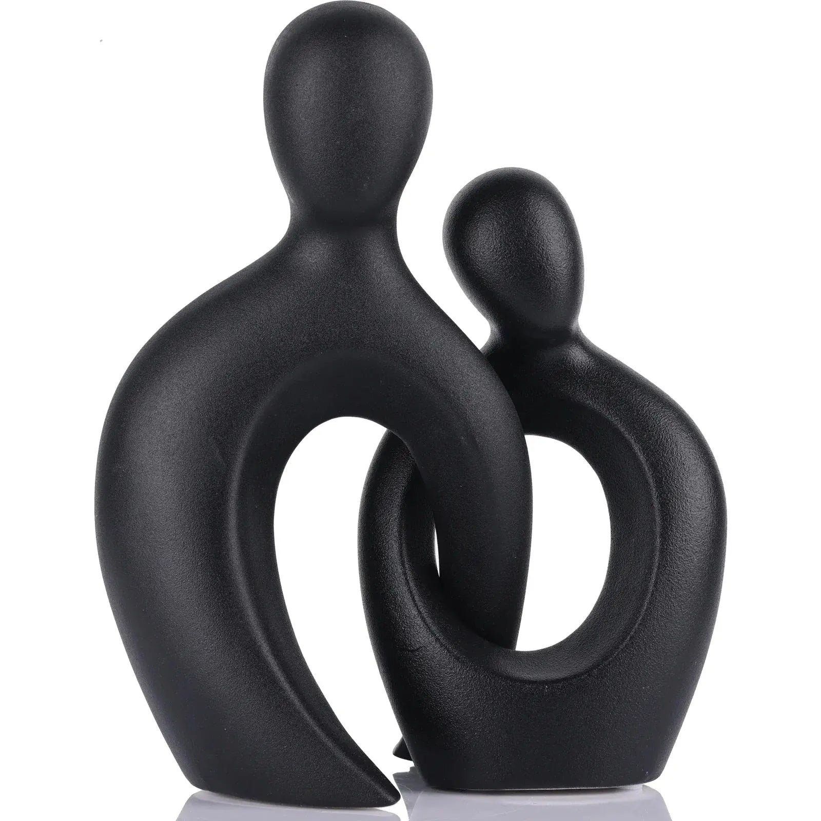 Estatueta Decorativa de Ceramica Casal Entrelacado Amaritta