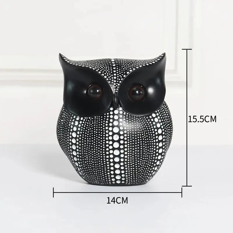 Estatueta de Coruja para Decoração de Mesa Amaritta