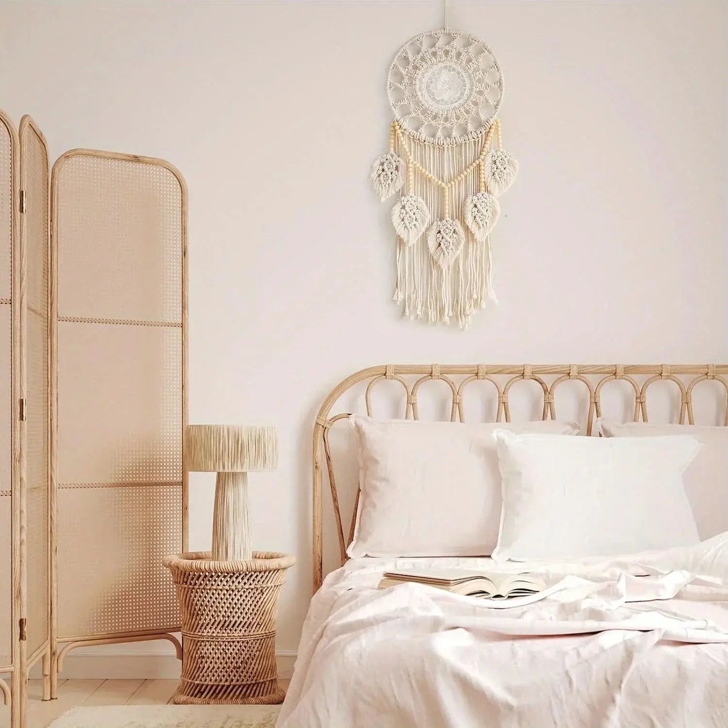 Filtro dos Sonhos em Macramê Boho Chic  Amaritta
