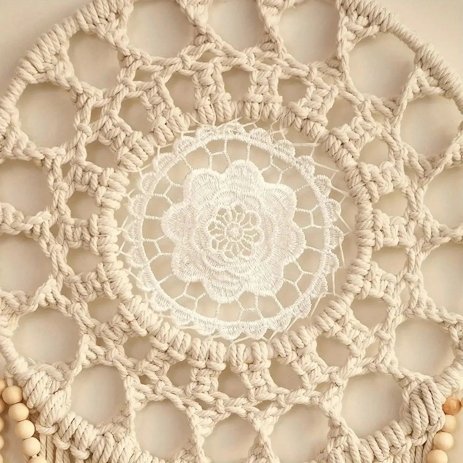 Filtro dos Sonhos em Macramê Boho Chic  Amaritta