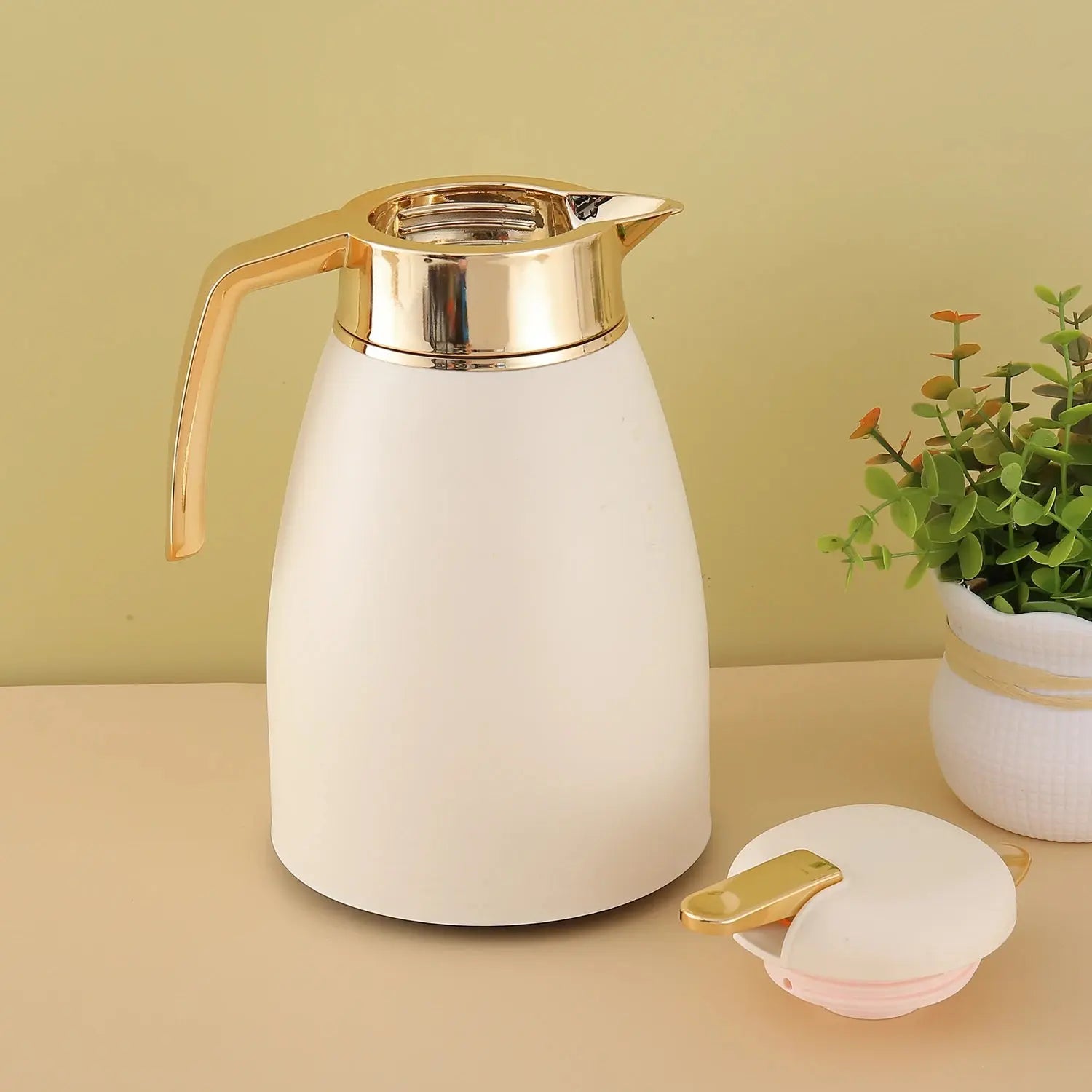 Garrafa Térmica a Vácuo com Design Floral Casamarella