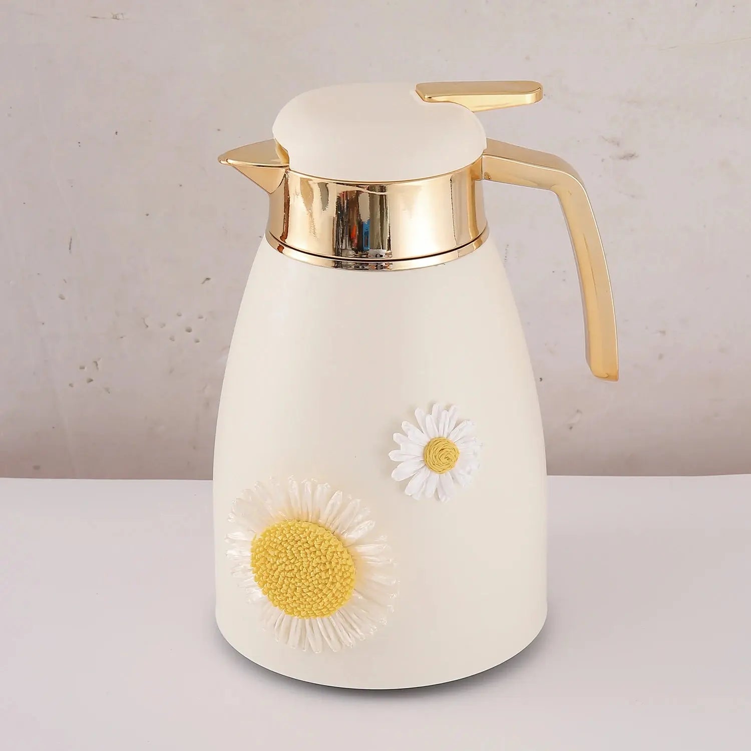 Garrafa Térmica a Vácuo com Design Floral Casamarella