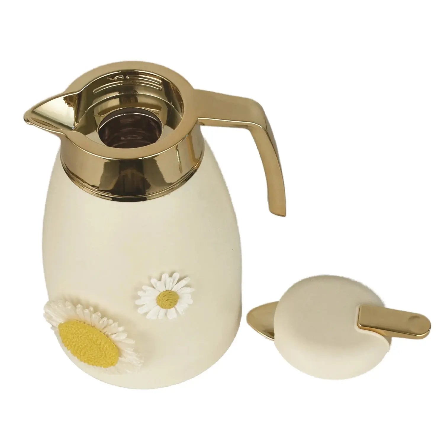 Garrafa Térmica a Vácuo com Design Floral Casamarella