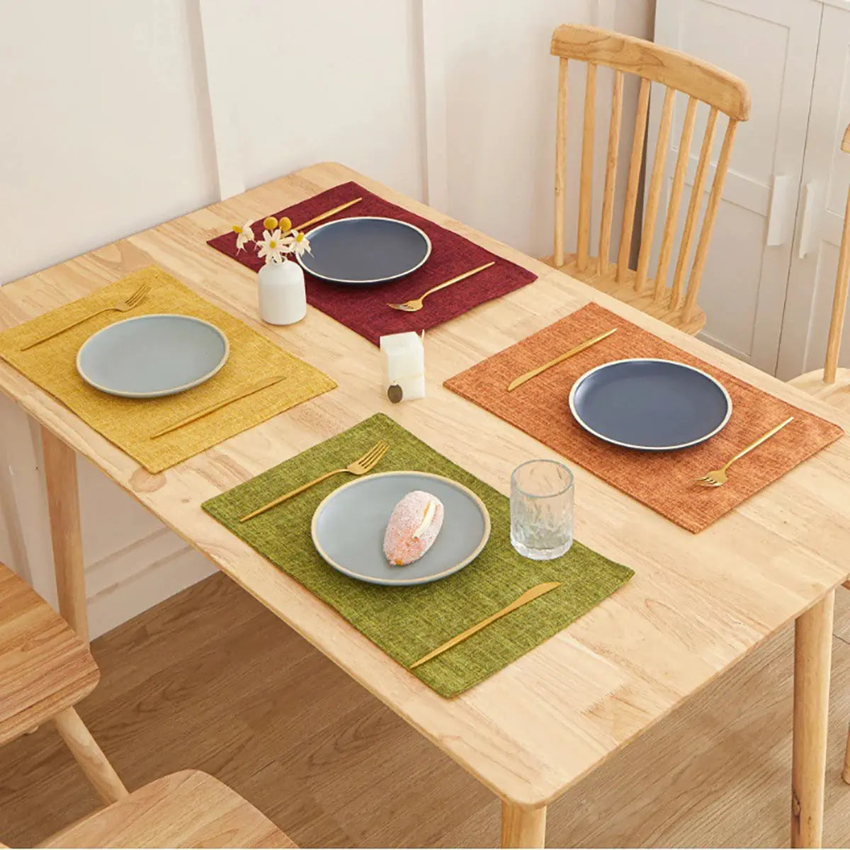 Jogo Americano de Linho para Mesa de Jantar 30x46 cm Amaritta