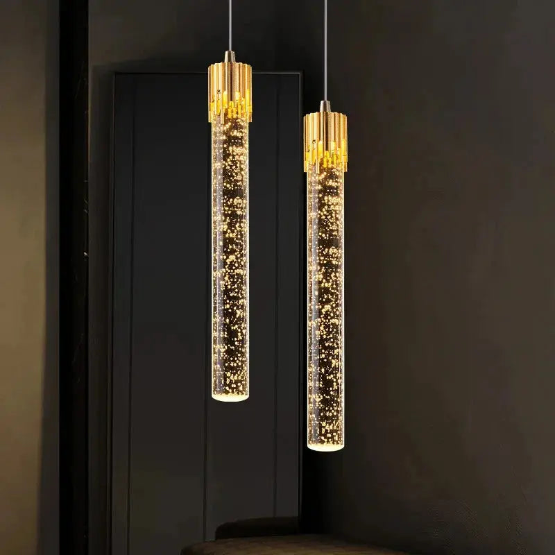 Luminária Pendente LED de Cristal Nórdico Casamarella