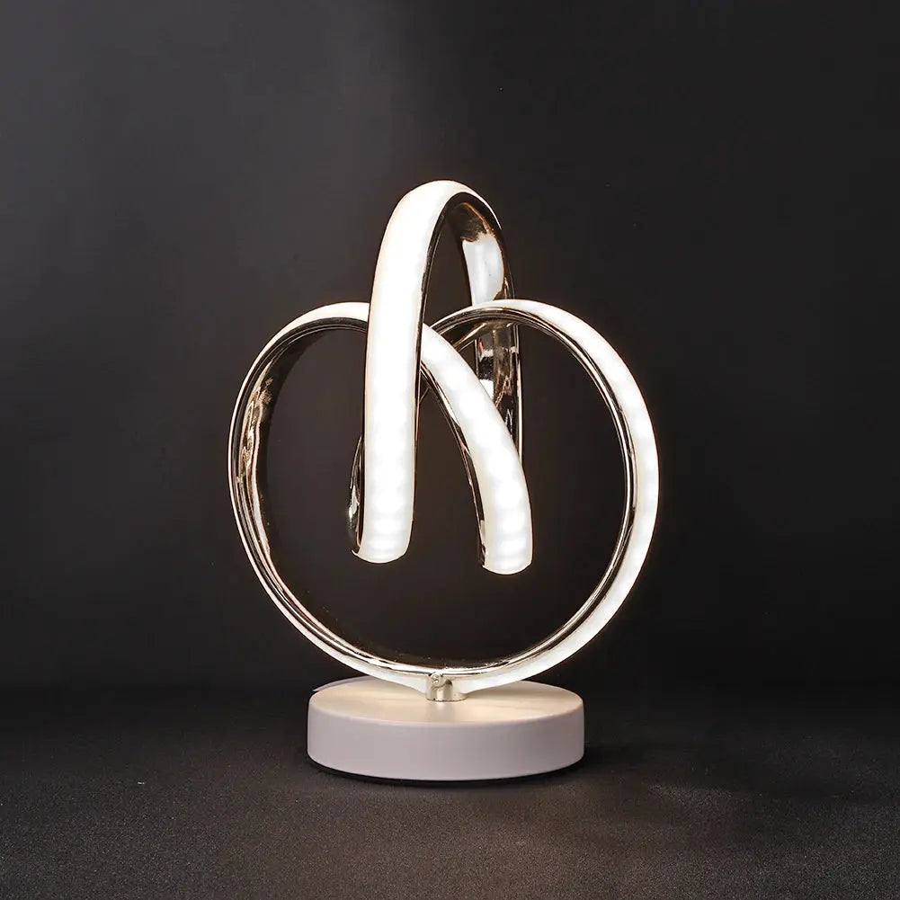 Luminária de Mesa Espiral para Sala de Estar Moderna 86-260 V Casamarella