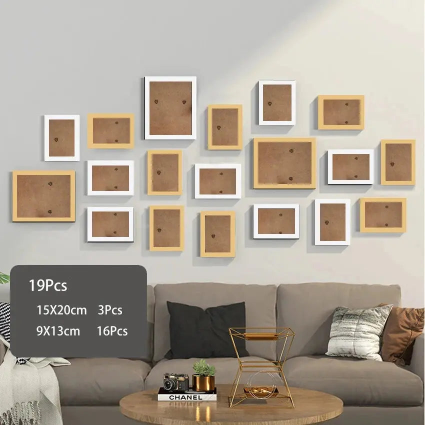 Conjunto de moldura de parede, sala de estar, sofá , quadro, foto, memória| amaritta