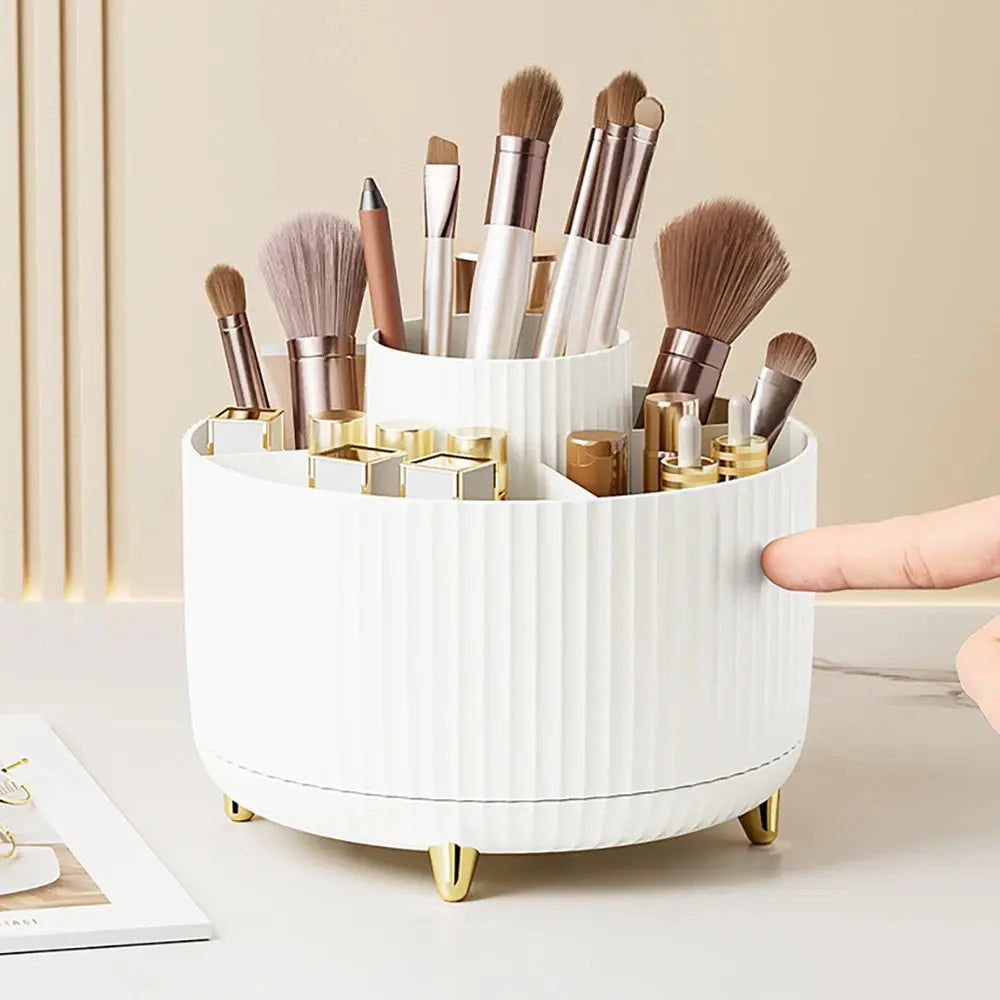 Organizador de Cosméticos de Mesa Giratório com Rotação de 360 graus Casamarella