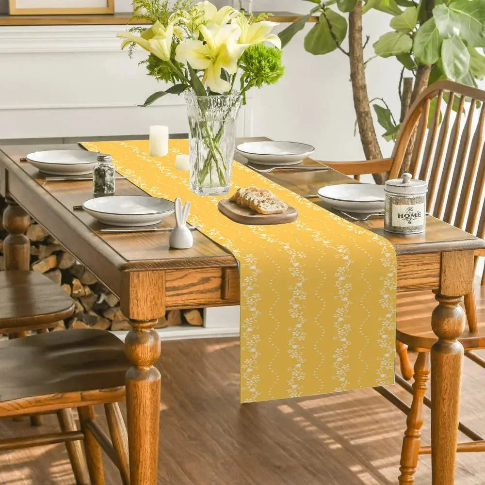 Passadeira de Mesa Floral Amaritta
