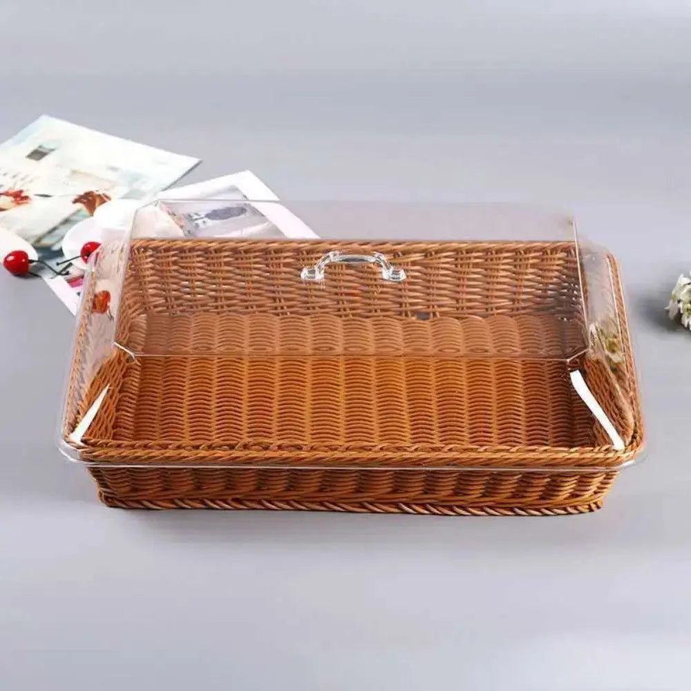 Porta-Pao com Tampa de Acrílico 