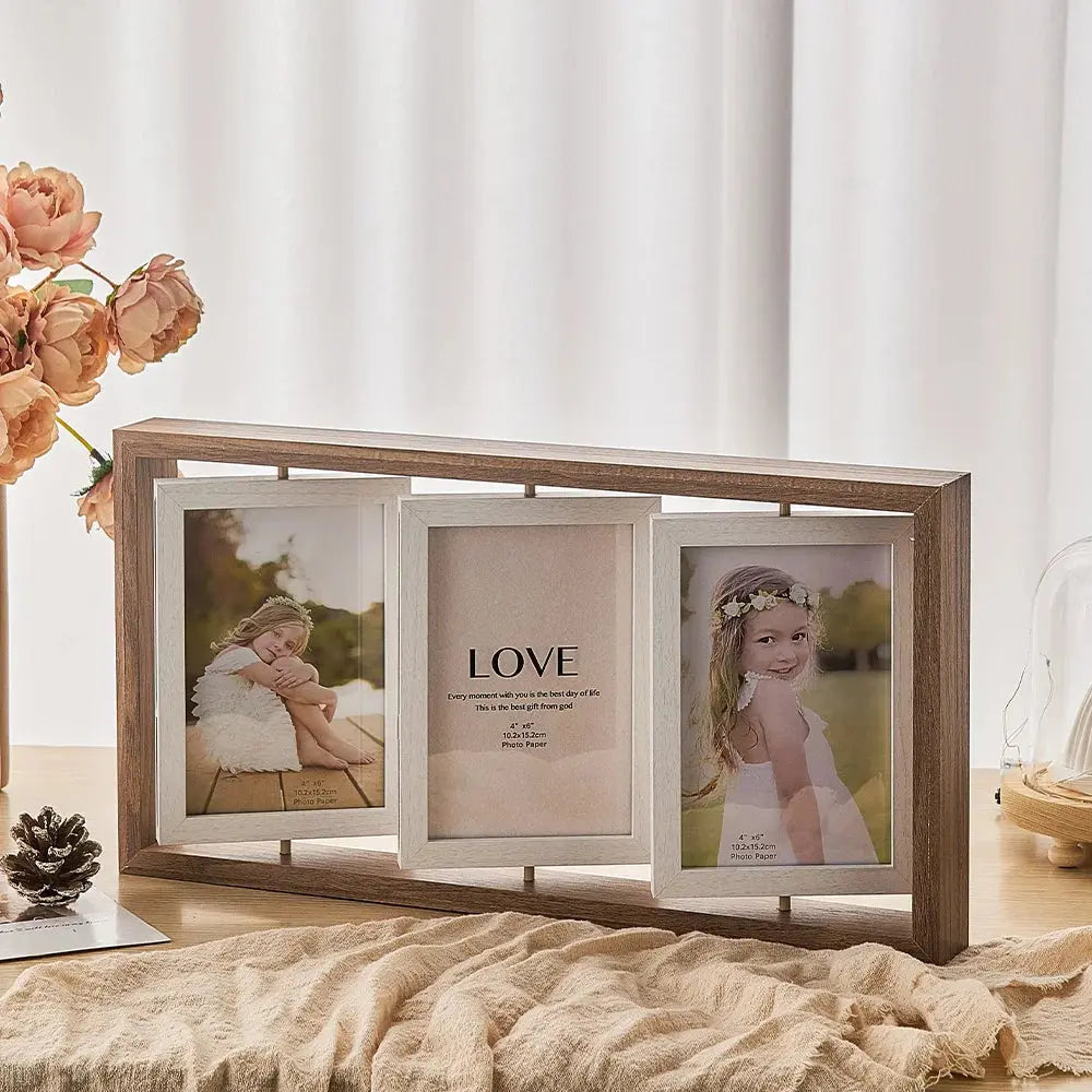 Porta-Retrato de Mesa Decorativo em Sala de Estar 