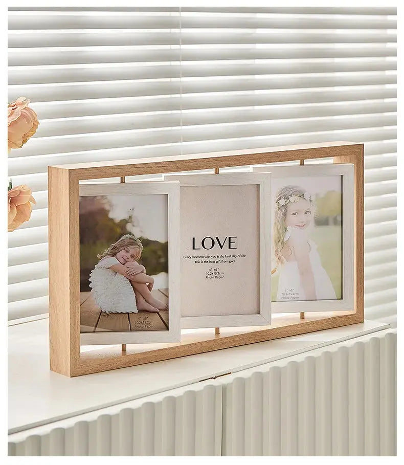 Porta-Retrato de Mesa Decorativo para Sala de Estar Casamarella