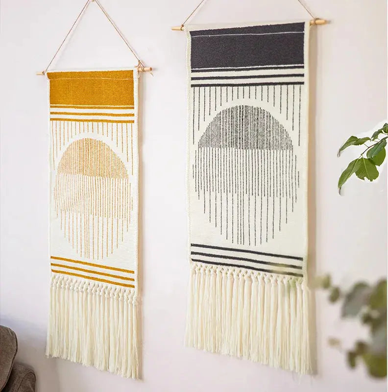 Tapeçaria de Parede Boho Feito à Mão Casamarella