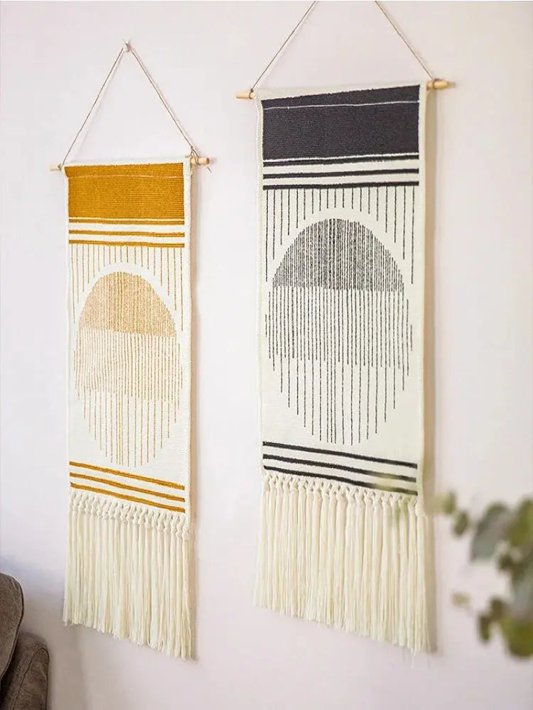 Tapeçaria de Parede Boho Feito à Mão Casamarella