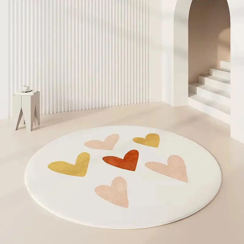 Tapete-Redondo-com-Desenhos-Criativos-para-Quarto-e-Sala-de-estar-Amaritta