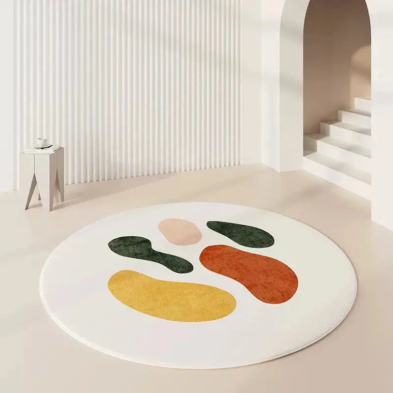 Tapete-Redondo-com-Desenhos-Criativos-para-Quarto-e-Sala-de-estar-Casamarella