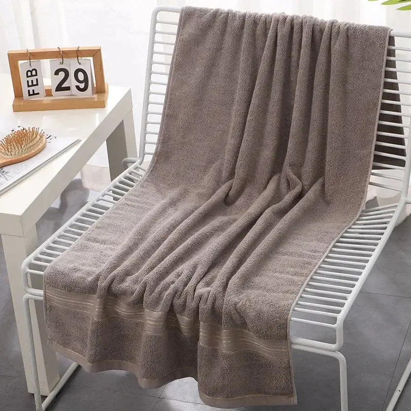 Toalha de Banho de Algodao Turco 70x140cm Cinza | Amaritta