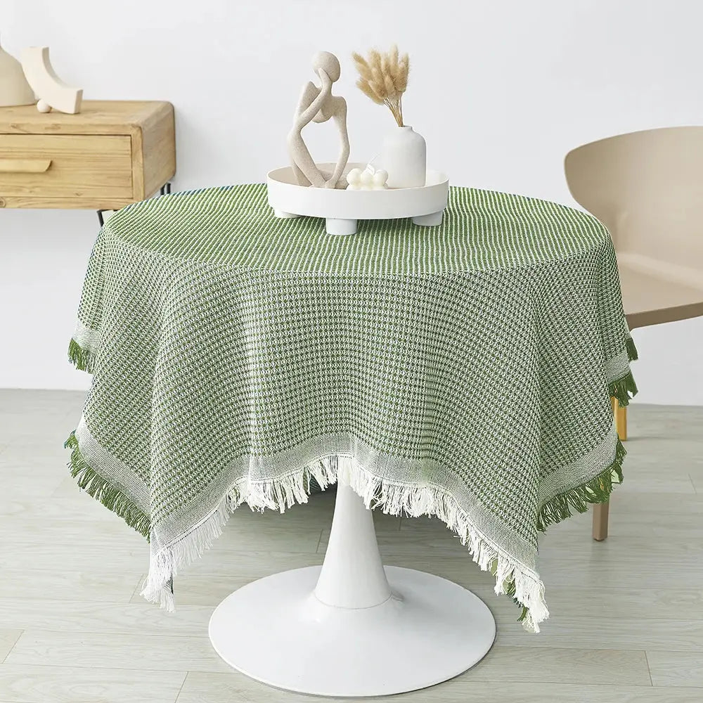 Toalha para Mesa Redonda Pequena-Verde- Amaritta