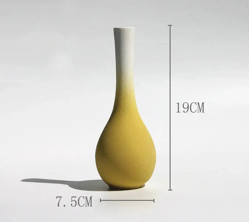 Vaso de Decoração Cerâmica Arte Moderna Amaritta