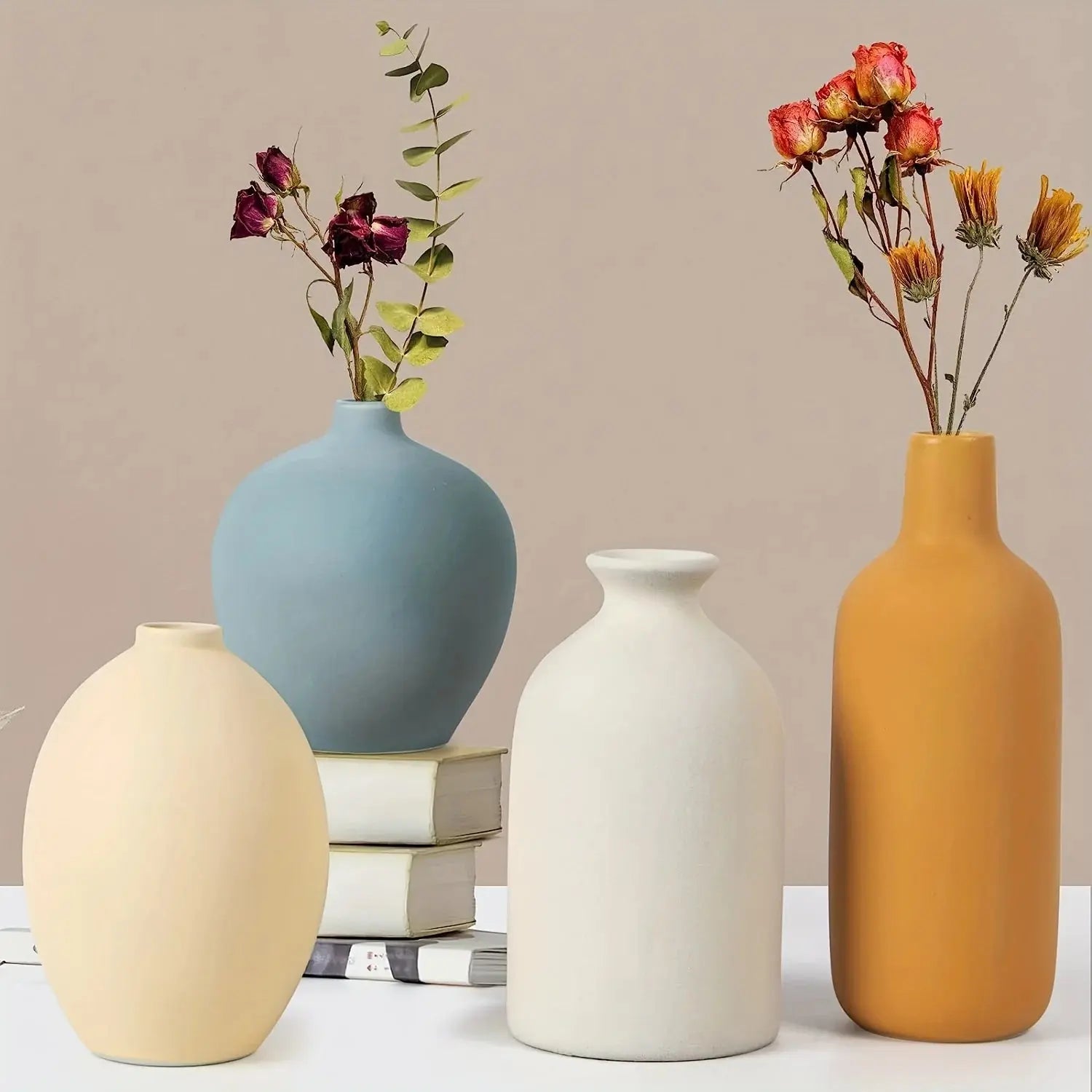 Vasos de Planta Cerâmica Pequeno- 4 pcs Amaritta